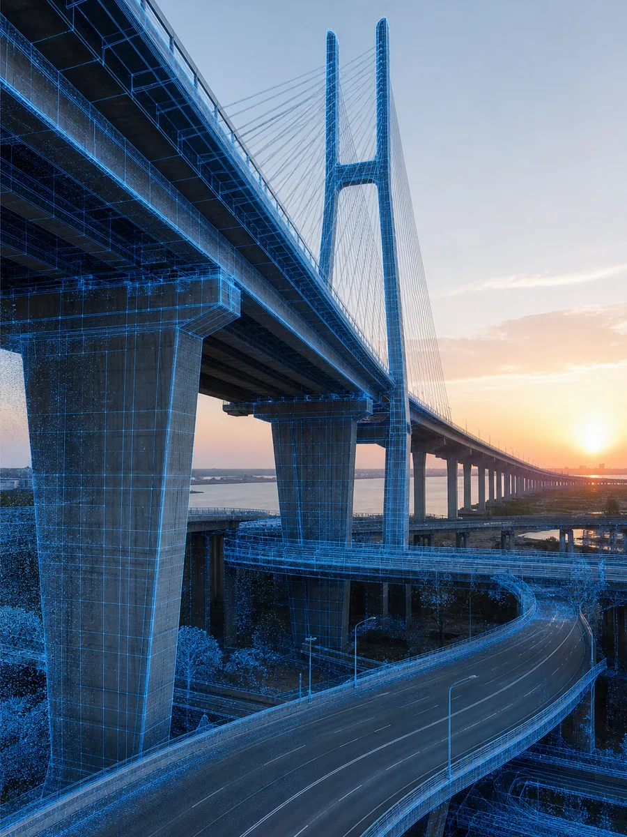 Infrastructure-scale capture volumes